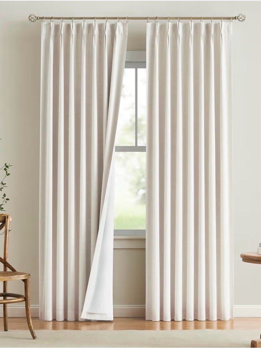 84” pinch pleat curtains (6)